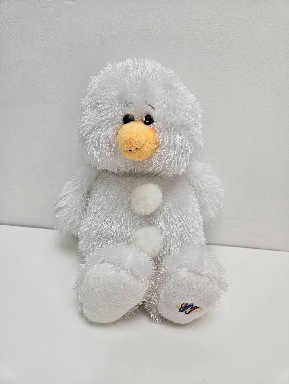 Adorable Vintage Webkinz Snowman with No Tag, Ganz Plush (7 inch)